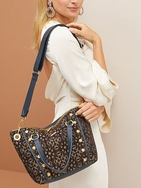 Hammitt Daniel Leather Antique Atelier Studded Medium Satchel Bag